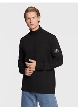 Calvin Klein Jeans Golf J30J321705 Czarny Slim Fit ze sklepu MODIVO w kategorii Swetry męskie - zdjęcie 168840236