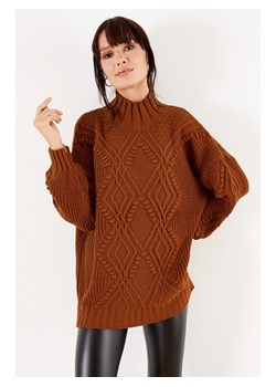 LA Angels Sweter w kolorze brązowym ze sklepu Limango Polska w kategorii Swetry damskie - zdjęcie 168840337