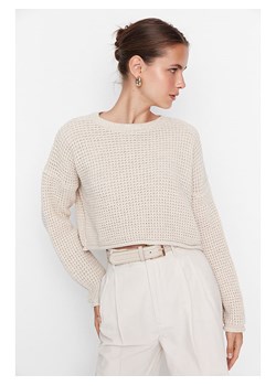 trendyol Sweter w kolorze kremowym ze sklepu Limango Polska w kategorii Swetry damskie - zdjęcie 168840476