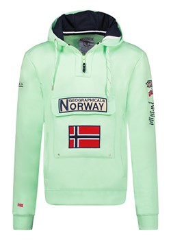 Geographical Norway Bluza &quot;Gymclass&quot; w kolorze zielonym ze sklepu Limango Polska w kategorii Bluzy męskie - zdjęcie 168840597