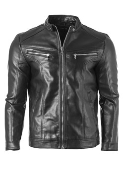 kurtka skórzana  11Z8016 czarna ze sklepu Risardi w kategorii Kurtki męskie - zdjęcie 168840627