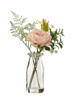 J-Line sztuczny bukiet w wazonie Bouquet Roses In Vase ze sklepu ANSWEAR.com w kategorii Dekoracje - zdjęcie 168840938