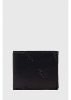 Calvin Klein Jeans portfel skórzany męski kolor czarny ze sklepu ANSWEAR.com w kategorii Portfele męskie - zdjęcie 168841358