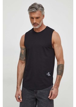 Calvin Klein Jeans t-shirt bawełniany męski kolor czarny ze sklepu ANSWEAR.com w kategorii T-shirty męskie - zdjęcie 168841608