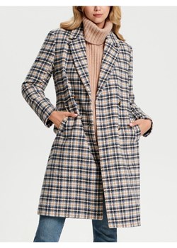 Sinsay - Płaszcz w kratę - wielobarwny ze sklepu Sinsay w kategorii Płaszcze damskie - zdjęcie 168845005