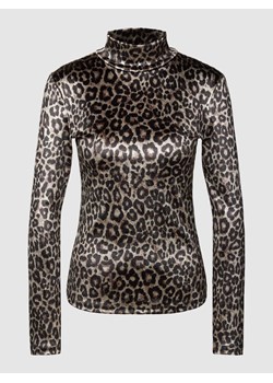 Bluzka z długim rękawem ze zwierzęcym nadrukiem ze sklepu Peek&Cloppenburg  w kategorii Bluzki damskie - zdjęcie 168845448