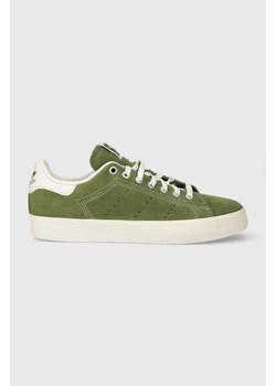 adidas Originals sneakersy zamszowe Stan Smith CS kolor zielony IF9324 ze sklepu PRM w kategorii Trampki męskie - zdjęcie 168847685