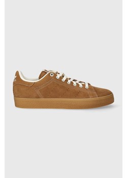 adidas Originals sneakersy zamszowe Stan Smith CS kolor brązowy IG1283 ze sklepu PRM w kategorii Trampki męskie - zdjęcie 168847695