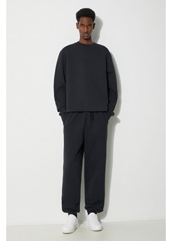 A-COLD-WALL* spodnie dresowe bawełniane Essential Sweatpant kolor czarny gładkie ACWMB274 ze sklepu PRM w kategorii Spodnie męskie - zdjęcie 168847758