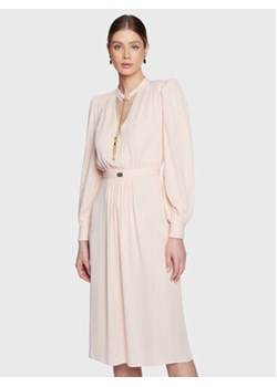 Elisabetta Franchi Sukienka koktajlowa AB-324-31E2-V450 Różowy Regular Fit ze sklepu MODIVO w kategorii Sukienki - zdjęcie 168855655