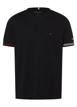 Tommy Hilfiger Koszulka męska Mężczyźni Bawełna granatowy jednolity ze sklepu vangraaf w kategorii T-shirty męskie - zdjęcie 168856457