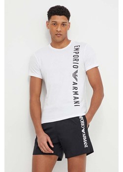 Emporio Armani Underwear t-shirt bawełniany męski kolor biały z nadrukiem 211818 4R479 ze sklepu ANSWEAR.com w kategorii T-shirty męskie - zdjęcie 168858145