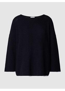 Sweter z dzianiny z paskami w kontrastowym kolorze ze sklepu Peek&Cloppenburg  w kategorii Swetry damskie - zdjęcie 168859168