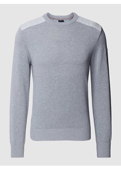 Sweter z dzianiny z paskami w kontrastowym kolorze ze sklepu Peek&Cloppenburg  w kategorii Swetry męskie - zdjęcie 168859586