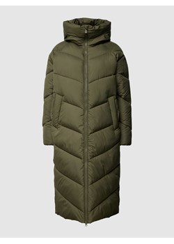 Płaszcz pikowany z aplikacją z logo model ‘JANIS’ ze sklepu Peek&Cloppenburg  w kategorii Płaszcze damskie - zdjęcie 168859615