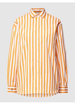 Bluzka ze wzorem w paski i wyhaftowanym logo ze sklepu Peek&Cloppenburg  w kategorii Koszule damskie - zdjęcie 168859935