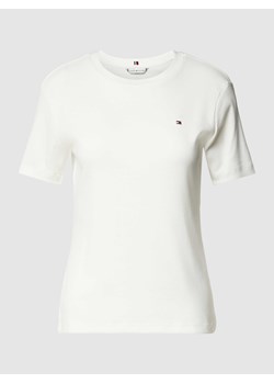 T-shirt z wyhaftowanym logo ze sklepu Peek&Cloppenburg  w kategorii Bluzki damskie - zdjęcie 168860057
