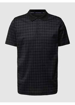 Koszulka polo o kroju regular fit ze wzorem na całej powierzchni ze sklepu Peek&Cloppenburg  w kategorii T-shirty męskie - zdjęcie 168860228