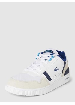 Sneakersy skórzane z obszyciem w kontrastowym kolorze model ‘T-CLIP’ ze sklepu Peek&Cloppenburg  w kategorii Buty sportowe męskie - zdjęcie 168860265