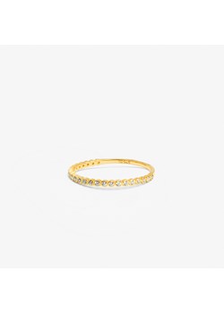 pierścionek  z cyrkoniami złoty ze sklepu ANIA KRUK w kategorii Pierścionki - zdjęcie 168925728