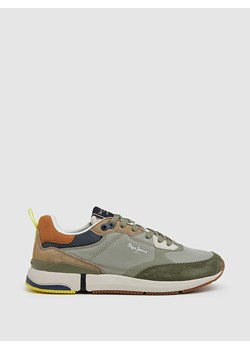 Pepe Jeans FOOTWEAR Sneakersy w kolorze khaki ze sklepu Limango Polska w kategorii Buty sportowe męskie - zdjęcie 168926735