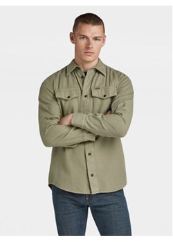 G-Star Raw Koszula Marine D24963-D454 Zielony Slim Fit ze sklepu MODIVO w kategorii Koszule męskie - zdjęcie 168927857