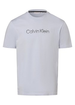 Calvin Klein Koszulka męska Mężczyźni Bawełna jasnoniebieski nadruk ze sklepu vangraaf w kategorii T-shirty męskie - zdjęcie 168928315