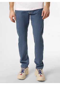 Calvin Klein Jeans Dżinsy - Authentic Straight Mężczyźni Bawełna medium stone jednolity ze sklepu vangraaf w kategorii Jeansy męskie - zdjęcie 168928365