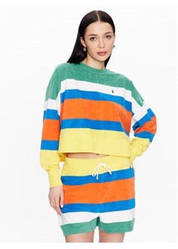 Polo Ralph Lauren Bluza 211892681001 Kolorowy Regular Fit ze sklepu MODIVO w kategorii Bluzy damskie - zdjęcie 168928847