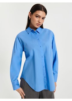 Sinsay - Koszula bawełniana - niebieski ze sklepu Sinsay w kategorii Koszule damskie - zdjęcie 168931238