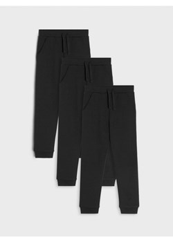 Sinsay - Spodnie dresowe jogger 3 pack - czarny ze sklepu Sinsay w kategorii Spodnie chłopięce - zdjęcie 168931325