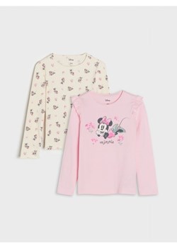 Sinsay - Koszulki Myszka Minnie 2 pack - fioletowy ze sklepu Sinsay w kategorii Bluzki dziewczęce - zdjęcie 168931345