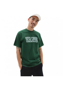 Męski t-shirt z nadrukiem Vans Bones - zielony ze sklepu Sportstylestory.com w kategorii T-shirty męskie - zdjęcie 168933147