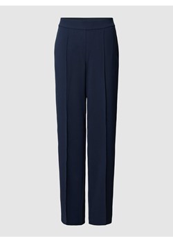 Spodnie z zakładkami i elastycznym pasem ze sklepu Peek&Cloppenburg  w kategorii Spodnie damskie - zdjęcie 168933517