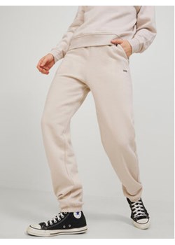 JJXX Spodnie dresowe Abbie 12223960 Beżowy Loose Fit ze sklepu MODIVO w kategorii Spodnie damskie - zdjęcie 168934719