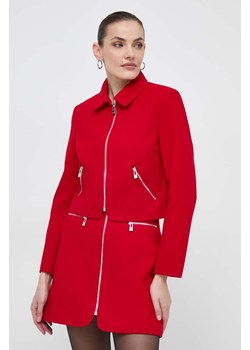 Morgan kurtka VADA damska kolor czerwony przejściowa ze sklepu ANSWEAR.com w kategorii Kurtki damskie - zdjęcie 168936226