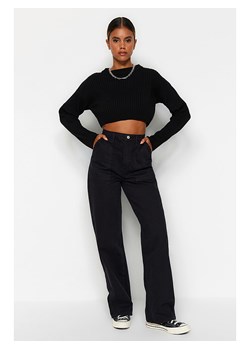 trendyol Dżinsy - Comfort fit - w kolorze czarnym ze sklepu Limango Polska w kategorii Jeansy damskie - zdjęcie 168937817
