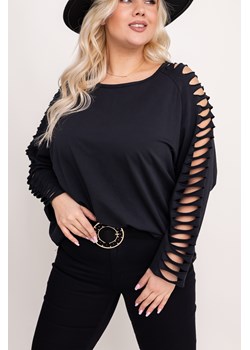 Czarna Bluzka ARLANDA ze sklepu TONO w kategorii Bluzki damskie - zdjęcie 168938177