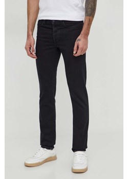 Sisley jeansy męskie kolor czarny ze sklepu ANSWEAR.com w kategorii Jeansy męskie - zdjęcie 168940376