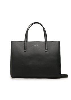 Calvin Klein Torebka Ck Must Tote Md K60K610925 Czarny ze sklepu MODIVO w kategorii Torby Shopper bag - zdjęcie 168959808