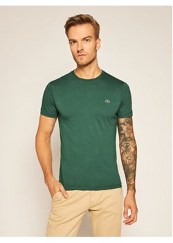 Lacoste T-Shirt TH2038 Zielony Regular Fit ze sklepu MODIVO w kategorii T-shirty męskie - zdjęcie 168959858