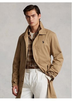Polo Ralph Lauren Płaszcz przejściowy 710869148002 Beżowy Regular Fit ze sklepu MODIVO w kategorii Płaszcze męskie - zdjęcie 168960257