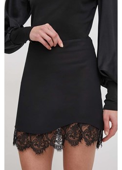 Sisley spódnica kolor czarny mini prosta ze sklepu ANSWEAR.com w kategorii Spódnice - zdjęcie 168961739