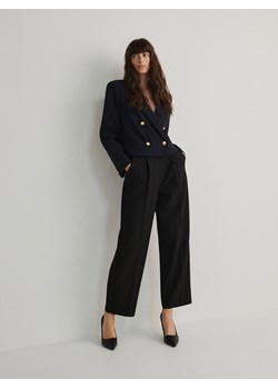 Reserved - Spodnie z kantem - czarny ze sklepu Reserved w kategorii Spodnie damskie - zdjęcie 168962386