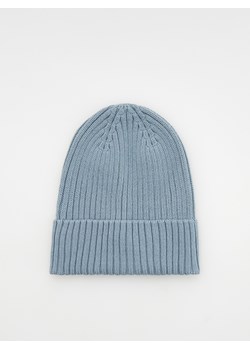 Reserved - Prążkowana czapka beanie - niebieski ze sklepu Reserved w kategorii Czapki dziecięce - zdjęcie 168962447