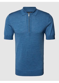 Koszulka polo z efektem melanżu ze sklepu Peek&Cloppenburg  w kategorii T-shirty męskie - zdjęcie 168962989