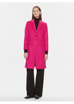 Boss Płaszcz wełniany Catara 50501019 Różowy Slim Fit ze sklepu MODIVO w kategorii Płaszcze damskie - zdjęcie 168971769