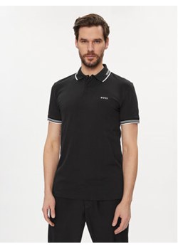 Boss Polo Paul 50506193 Czarny Slim Fit ze sklepu MODIVO w kategorii T-shirty męskie - zdjęcie 168973767