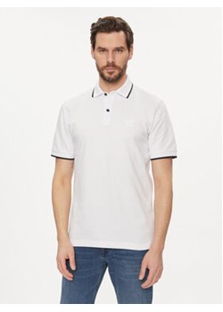Boss Polo Passertip 50507699 Biały Slim Fit ze sklepu MODIVO w kategorii T-shirty męskie - zdjęcie 168973837