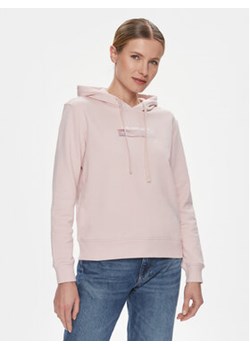 Calvin Klein Jeans Bluza Diffused J20J223267 Różowy Regular Fit ze sklepu MODIVO w kategorii Bluzy damskie - zdjęcie 168973887